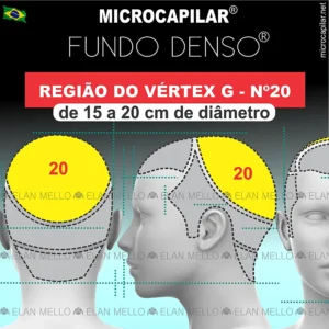 Microcapilar® Fundo Denso® na Região do Vértex / Coroa - G - n.º 20